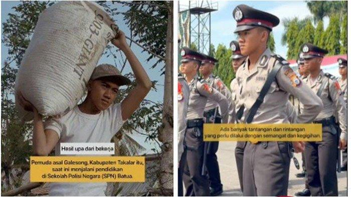 Tangis Pilu Buruh Tani yang Lolos Bintara Polisi : Andai Bapak Masih Ada