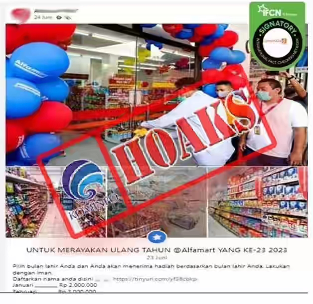Heboh Alfamart Bagi-bagi Uang Berdasarkan Bulan Lahir, Ternyata Modus Penipuan