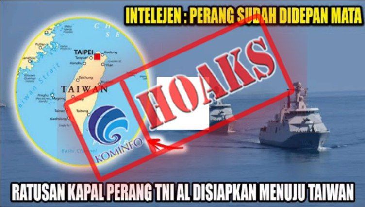 Cek Fakta : Video Ratusan Kapal TNI AL Disiapkan Menuju ke Taiwan Dipastikan Hoaks