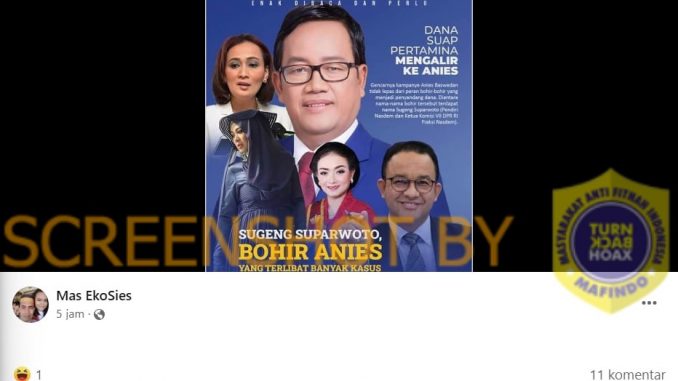 Heboh Konten Palsu Catut Tempo, Sebut Sugeng Suparwoto Bohir Anies Baswedan