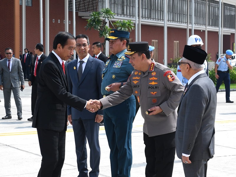 Jokowi Di Halim Perdanakusuma