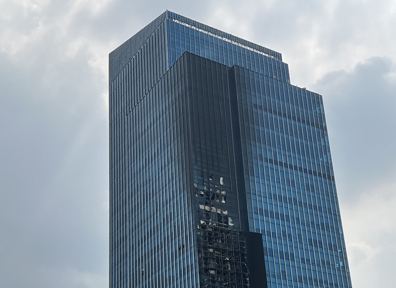K-Link Tower Terbakar