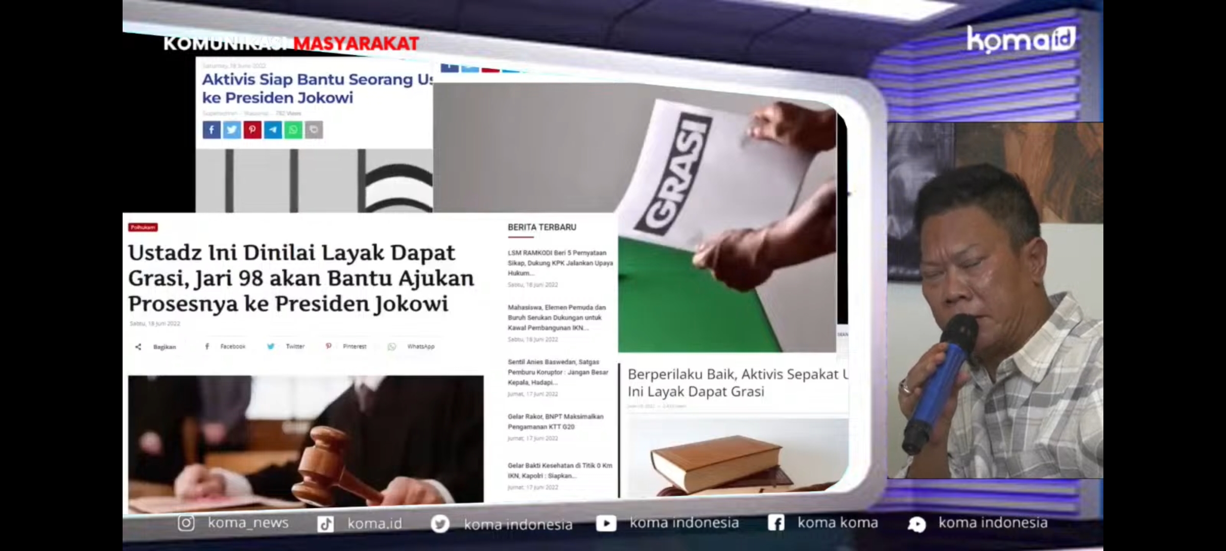 Agustus 2023, Grasi Ustadz Maman Ditanda Tangani Presiden Jokowi ? Aktivis 98: Amiin !