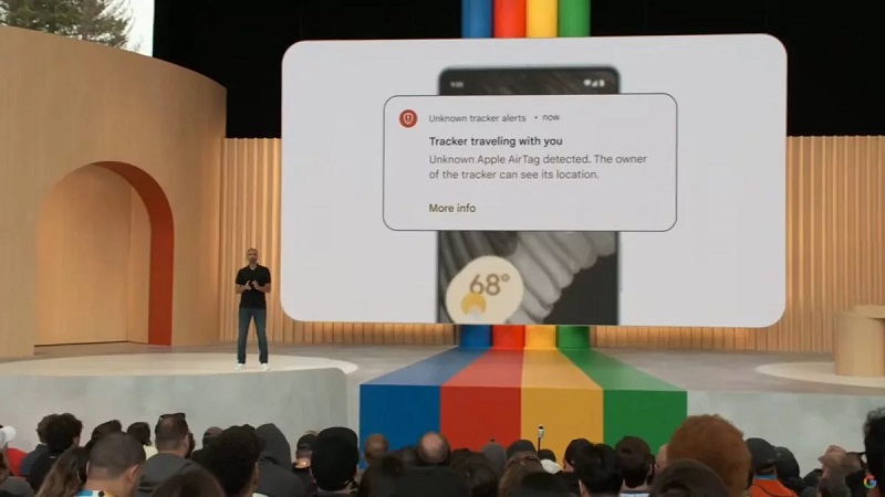 Unknown Tracker Alerts Google