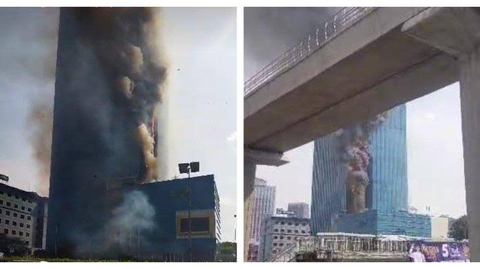 Breaking News : Gedung K-Link Jakarta Selatan Kebakaran