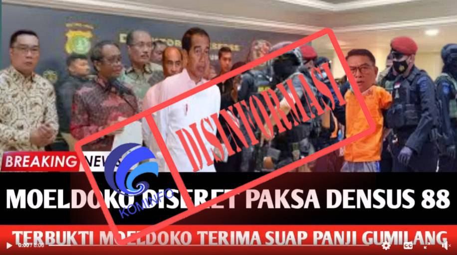 Ramai Kabar Moeldoko Diseret Paksa Densus 88, Rupanya Hoaks