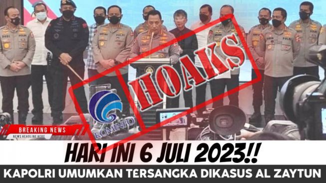 Kapolri Sudah Umumkan Nama-nama Tersangka Kasus Al Zaytun?