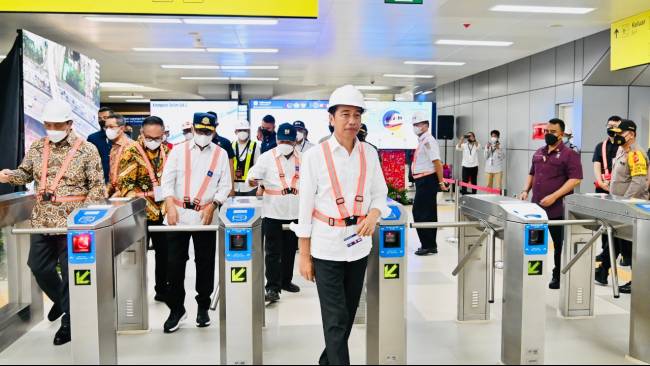 LRT Jabodetabek di Resmikan Presiden Jokowi Hari ini
