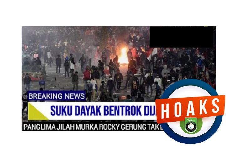 Suku Dayak Bentrok di Jakarta karena Rocky Gerung Tak Diproses Hukum?