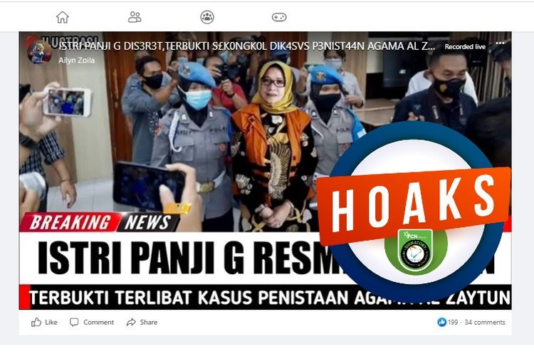 Istri Panji Gumilang Ikut Ditahan??