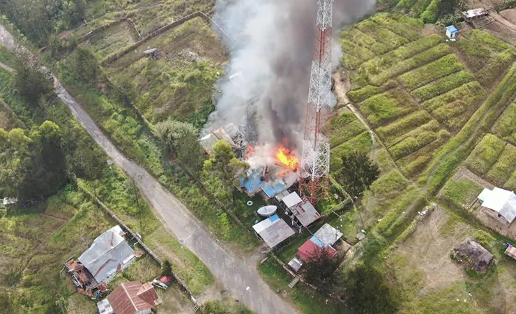 Teror KKB Semakin Biadab Menjelang HUT Kemerdekaan RI ke-78