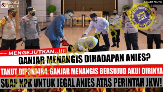 Ganjar Akui Suap KPK untuk Jegal Anies? Faktanya…