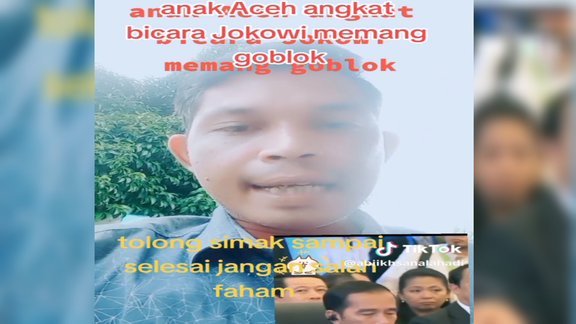 Polisi Diminta Tak Tinggal Diam Sikapi Video Pria Berkaos Biru Pembela Rocky Gerung Diduga Hina Presiden Jokowi & Dalami Dugaan Pesan Makar Pisah dari NKRI