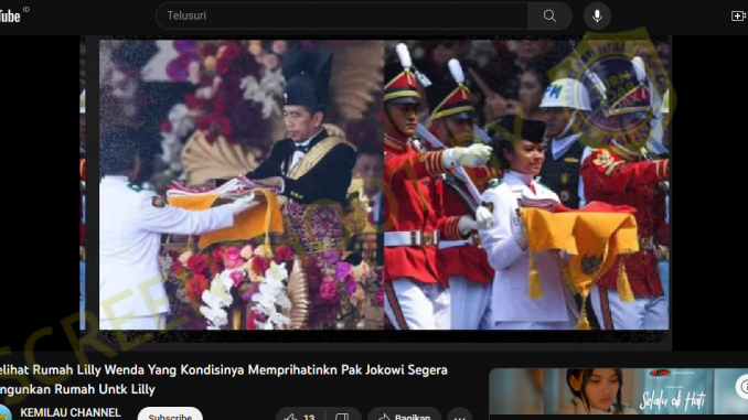Hoaks Lilly Wenda Diberikan Rumah oleh Presiden Jokowi