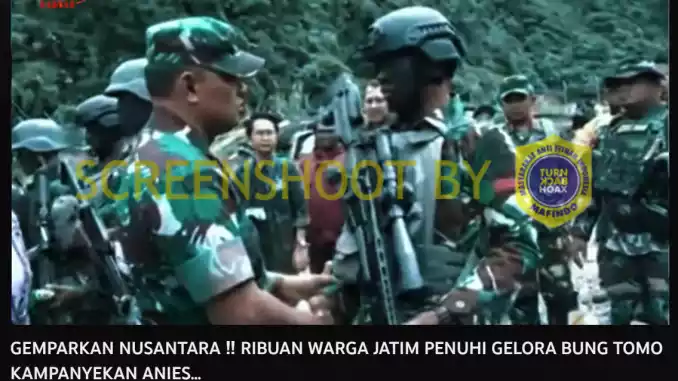 Warga Jatim Penuhi Gelora Bung Tomo untuk Dukung Anies, Benarkah?