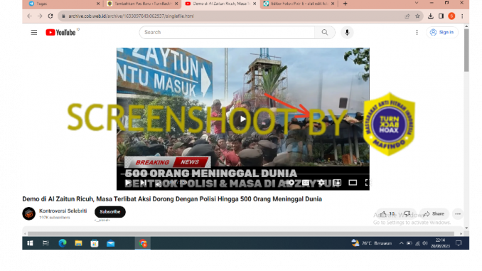 Demo di Al Zaytun Tewaskan 500 Orang? Cek Faktanya