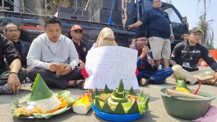 Panji Gumilang Ditahan, Warga Indramayu Tumpengan Tanda Terima Kasih atas Penahanannya