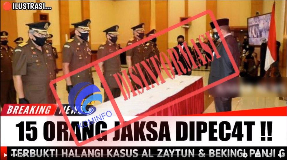 Sebanyak 15 Jaksa Dipecat Gegara Sekongkol dengan Panji Gumilang? Ini Faktanya