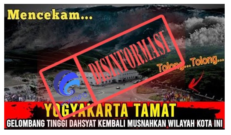 Hoaks Yogyakarta Disapu Gelombang Besar