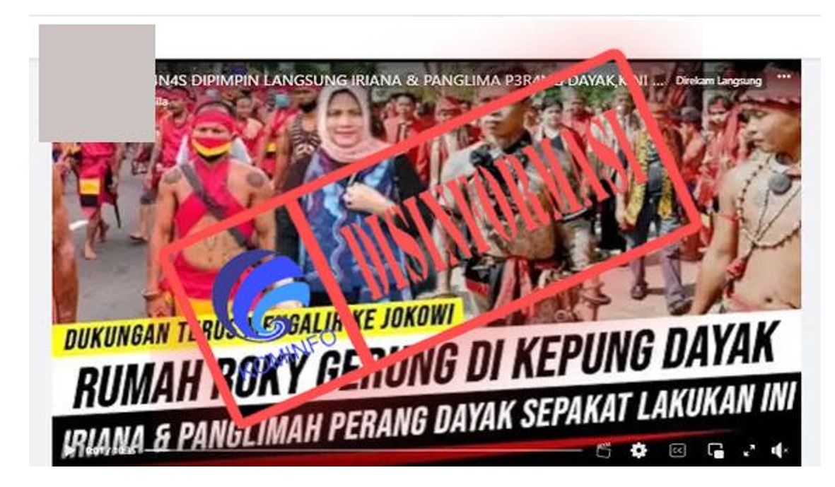Iriana Jokowi & Panglima Dayak Pimpin Massa Geruduk Rumah Rocky Gerung?