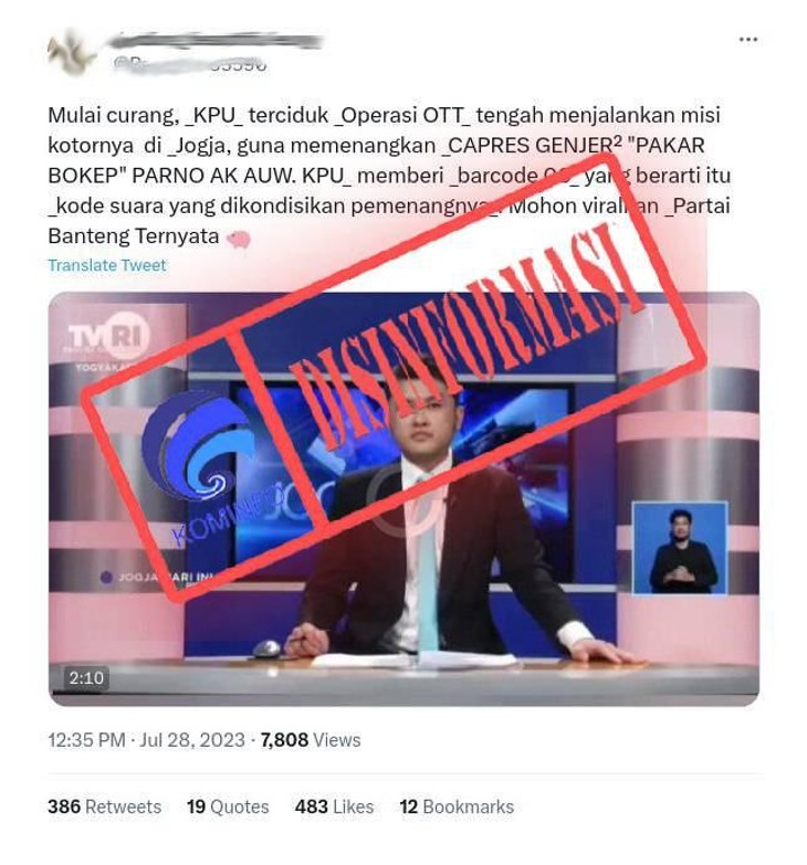 KPU Jalankan ‘Misi Kotor’ di Yogyakarta?