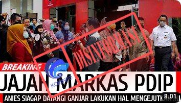 Cek Fakta : Relawan Anies Ngamuk di Markas PDIP?