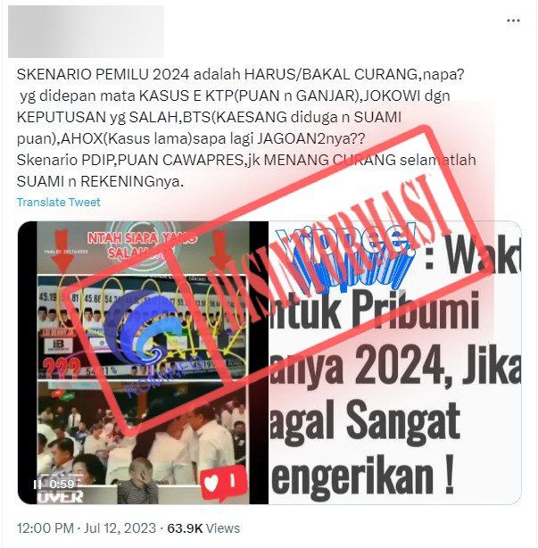 Ramai Cuitan Skenario Pemilu 2024 Bakal Curang, Ternyata Hoaks