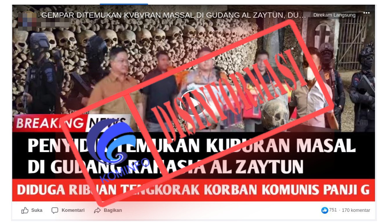Ditemukan Kuburan Massal di Ponpes Al Zaytun, Cek Faktanya