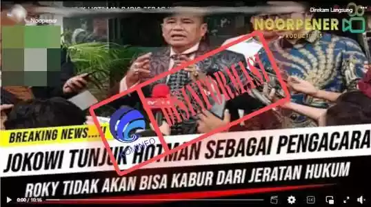 Jokowi Gandeng Hotman Paris Hadapi Rocky Gerung? Cek Faktanya