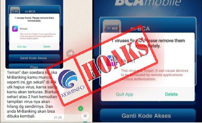 Viral Virus Trojan Serang Aplikasi BCA Mobile, Simak Faktanya