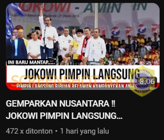 Jokowi Pimpin Langsung Kampanye Anies??