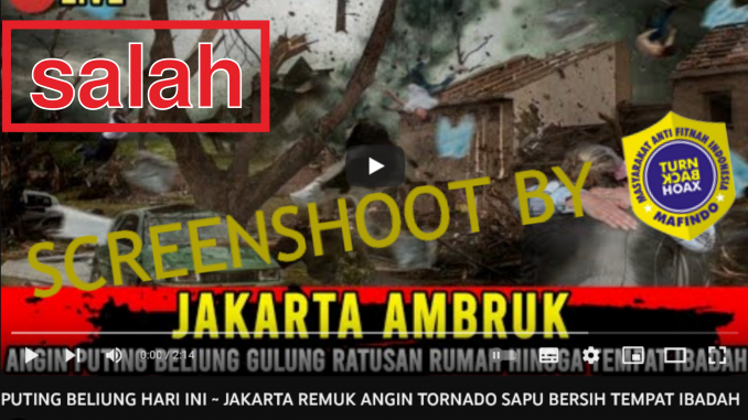 Jakarta Digulung Tornado?? Cek Faktanya