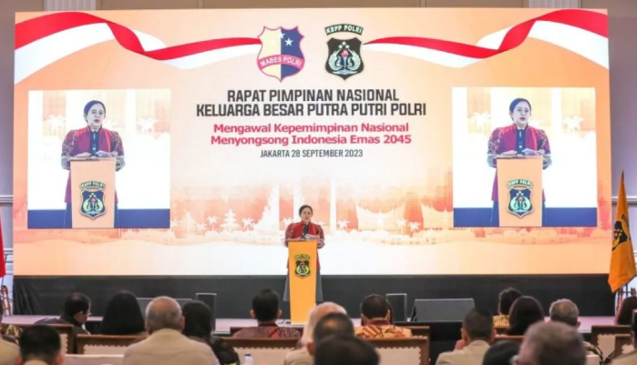 Puan Maharani Ajak Keluarga Besar Putra Putri Polri Aktif Gelorakan Pemilu Damai