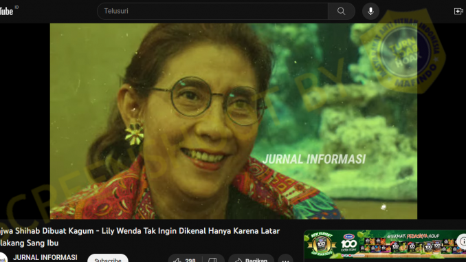 Hoaks Susi Pudjiastuti Ibu Kandung Lily Wenda