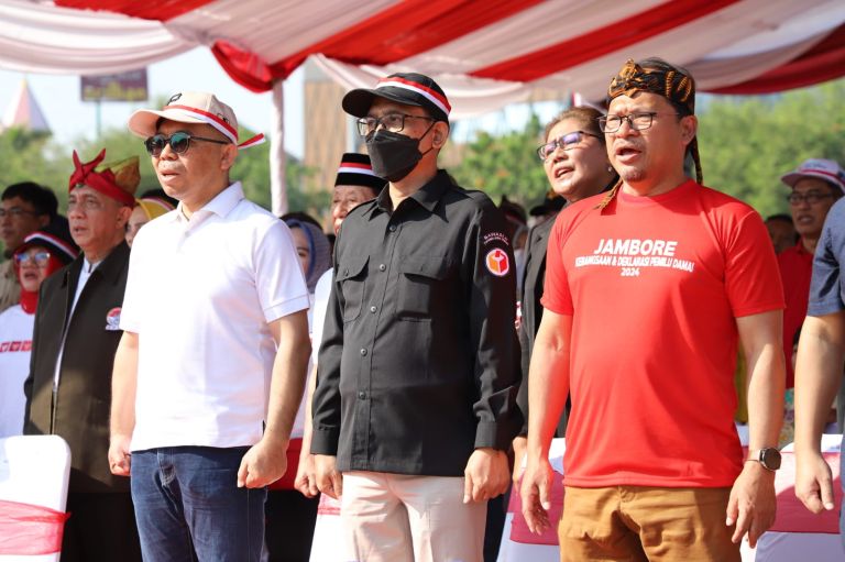 Jambore Kebangsaan, Ribuan Elemen Komitmen Deklarasi Pemilu 2024 Damai