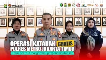 Polres Metro Jaktim Gelar Operasi Katarak Gratis