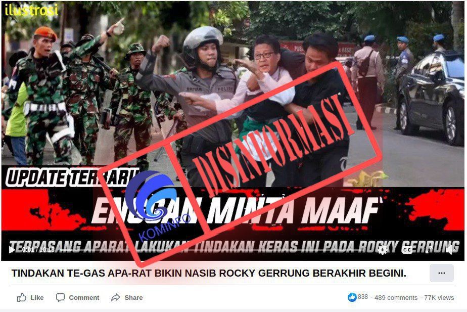 Rocky Gerung Ditindak Tegas Aparat Gegara Enggan Minta Maaf?