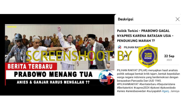 Prabowo Gagal Nyapres Karena Usia? Cek Faktanya