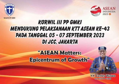Korwil III PP GMKI Dukung Sukseskan KTT ASEAN ke-43