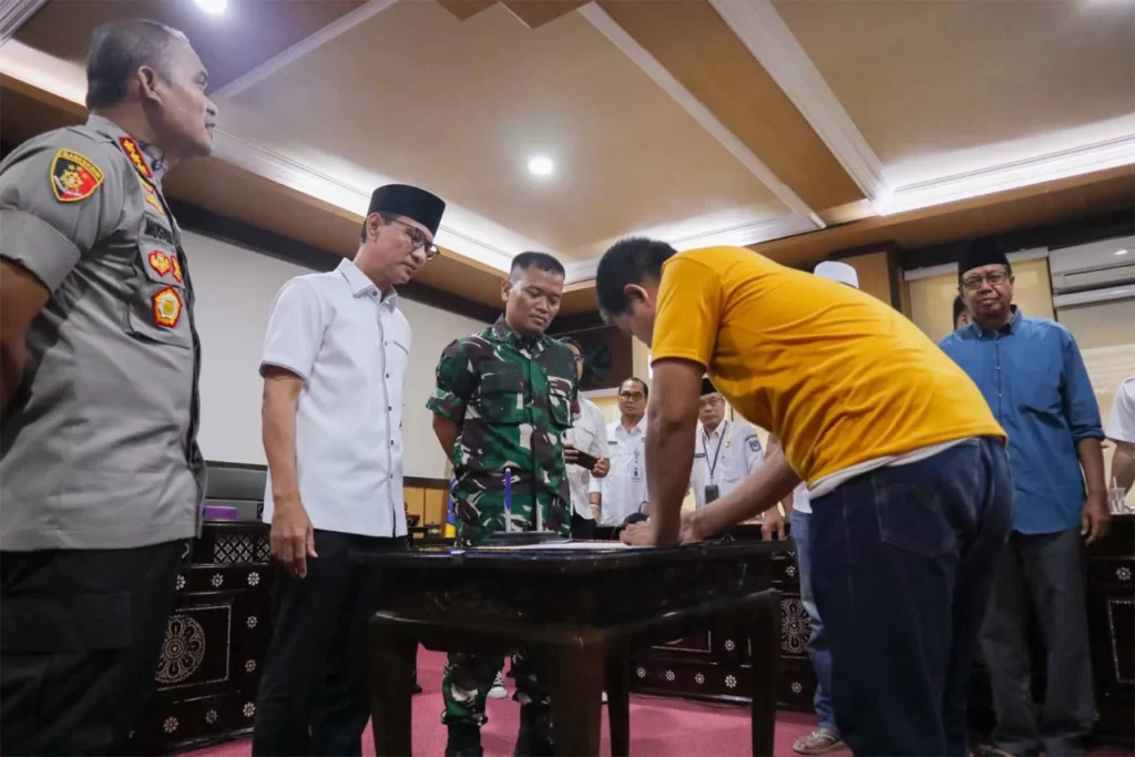 Warga Monjok dan Taliwang Perjanjian Damai, Sepakat untuk Tak Lagi Berkonflik