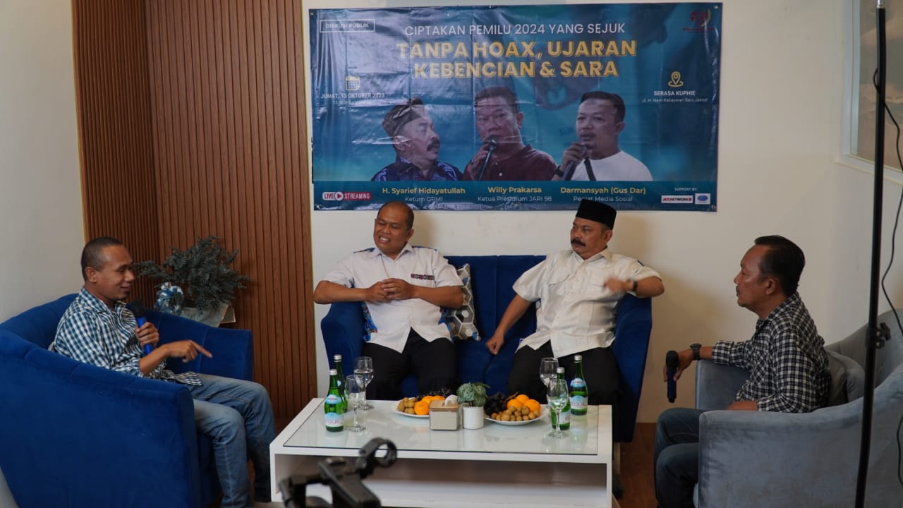 Ciptakan Pemilu 2024 yang Sejuk: Tanpa Hoax, Ujaran Kebencian dan SARA