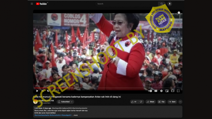 Megawati Pimpin Langsung Deklarasi Dukung Anies – Cak Imin, Faktanya…