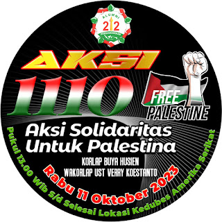PA 212 Bakal Sambangi Kedubes AS Besok, Aksi ‘1110’ Solidaritas untuk Palestina