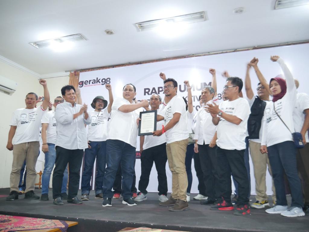 Ribuan Aktivis 98 Deklarasi Dukung Ganjar Pranowo Presiden