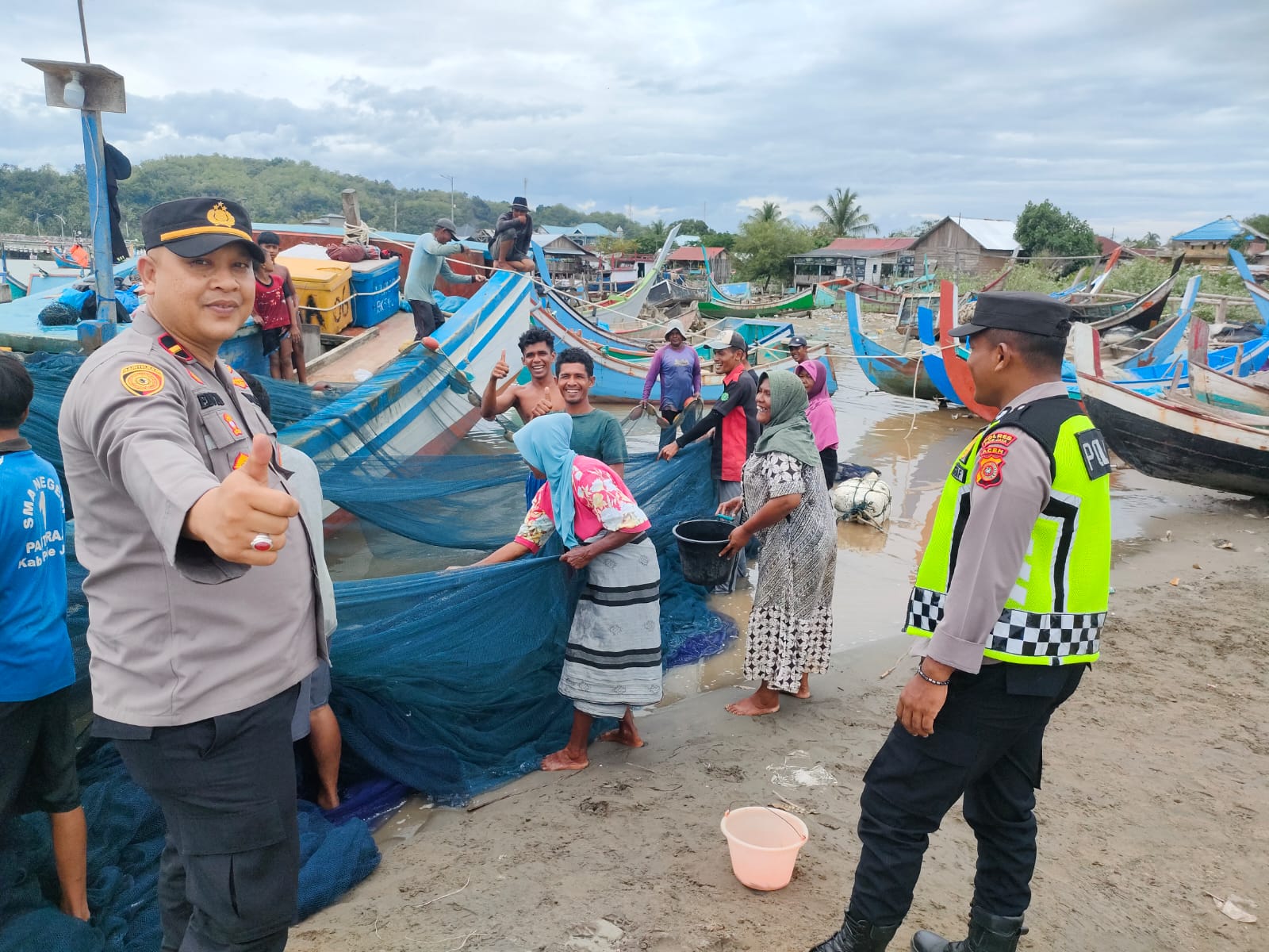 Jaga Kondusifitas Jelang Pemilu 2024, Polsek Panteraja Gelar Patroli Harkamtibmas