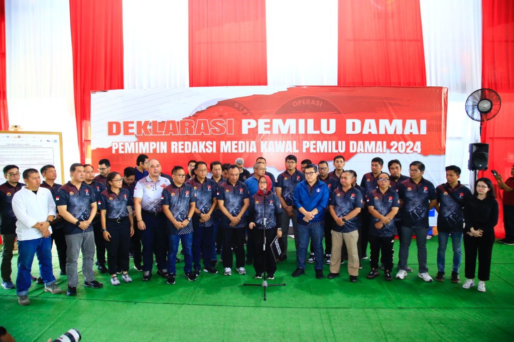 Top! Polri, Dewan Pers, dan Pimpinan Redaksi Media Massa Deklarasi Pemilu Damai 2024