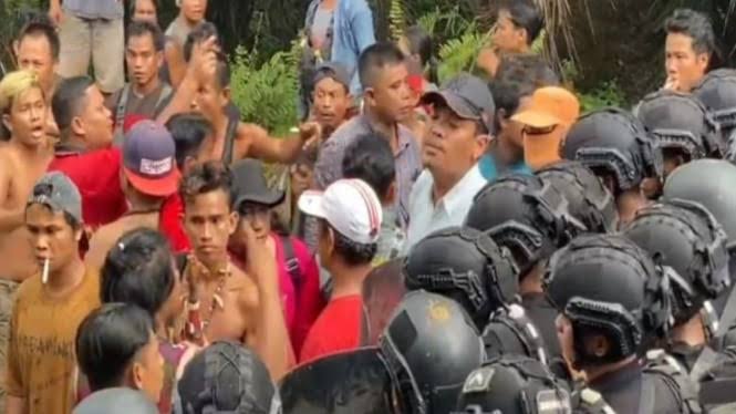 Sikapi Isu Polisi Bekingi Perusahaan di Konflik Seruyan, Polda Kalteng : Itu Hoaks!