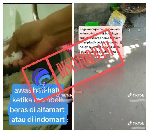 Awas Hoaks! Tak Benar Jika Beras Bulog Mengandung Plastik