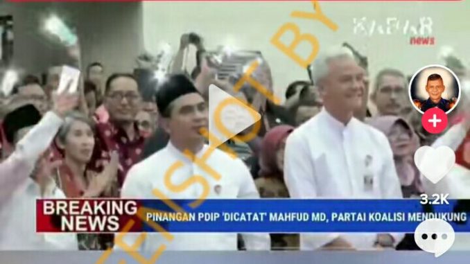 Megawati Sudah Resmi Umumkan Mahfud MD Pendamping Ganjar?? Cek Faktanya
