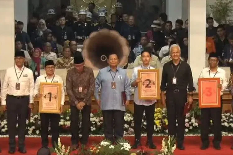 Resmi! Anies-Cak Imin Nomor 1, Prabowo-Gibran Nomor 2 & Ganjar-Mahfud Nomor 3